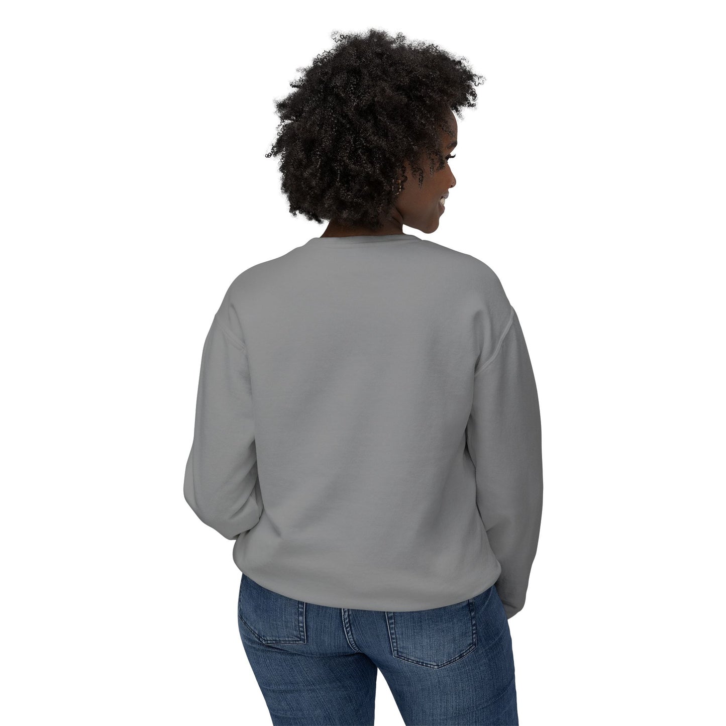 Crewneck Sweatshirt — Vintage Block Letter Graphic (ZRO FKS GVN)