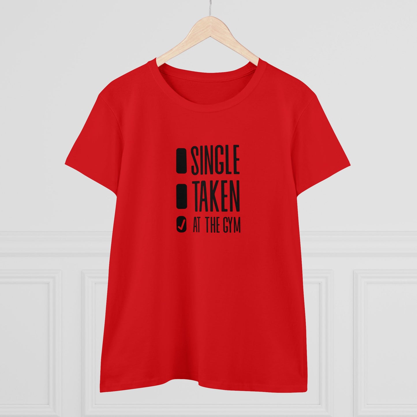Women's at the gym Midweight Cotton Tee