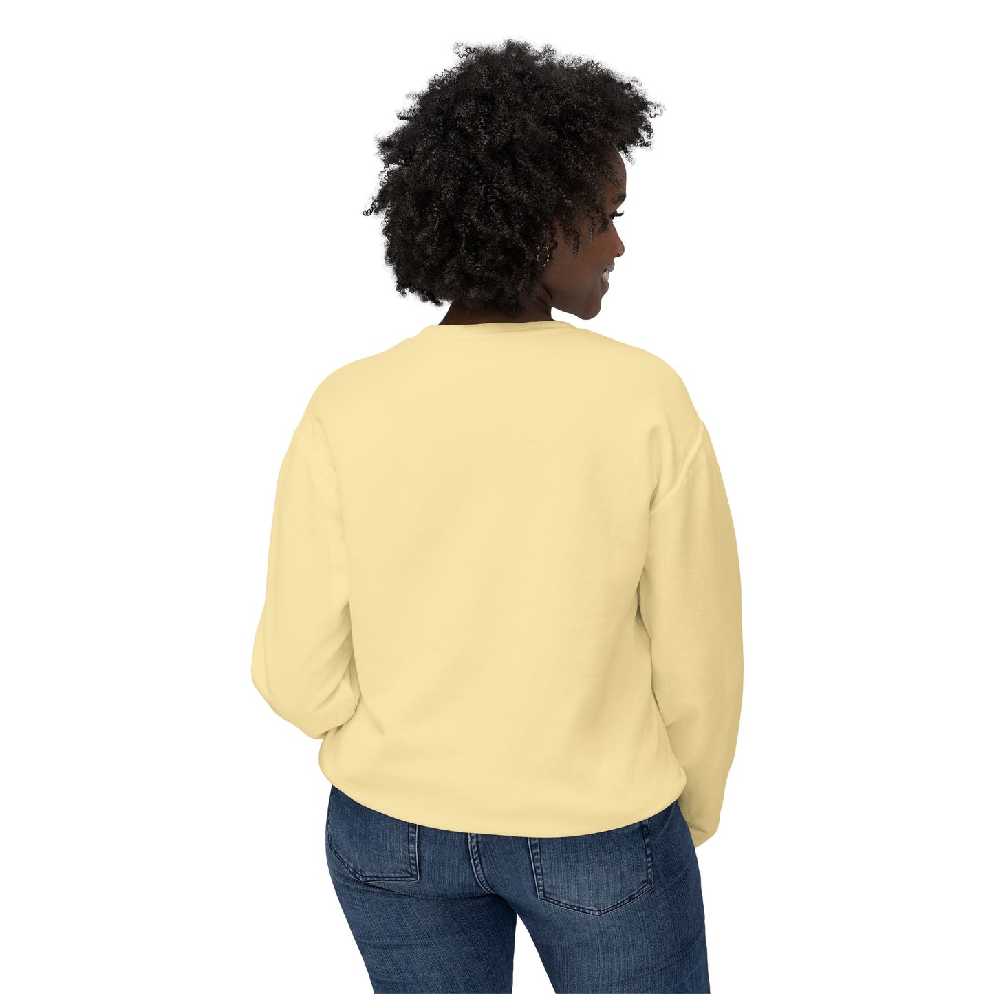 Crewneck Sweatshirt — Vintage Block Letter Graphic (ZRO FKS GVN)