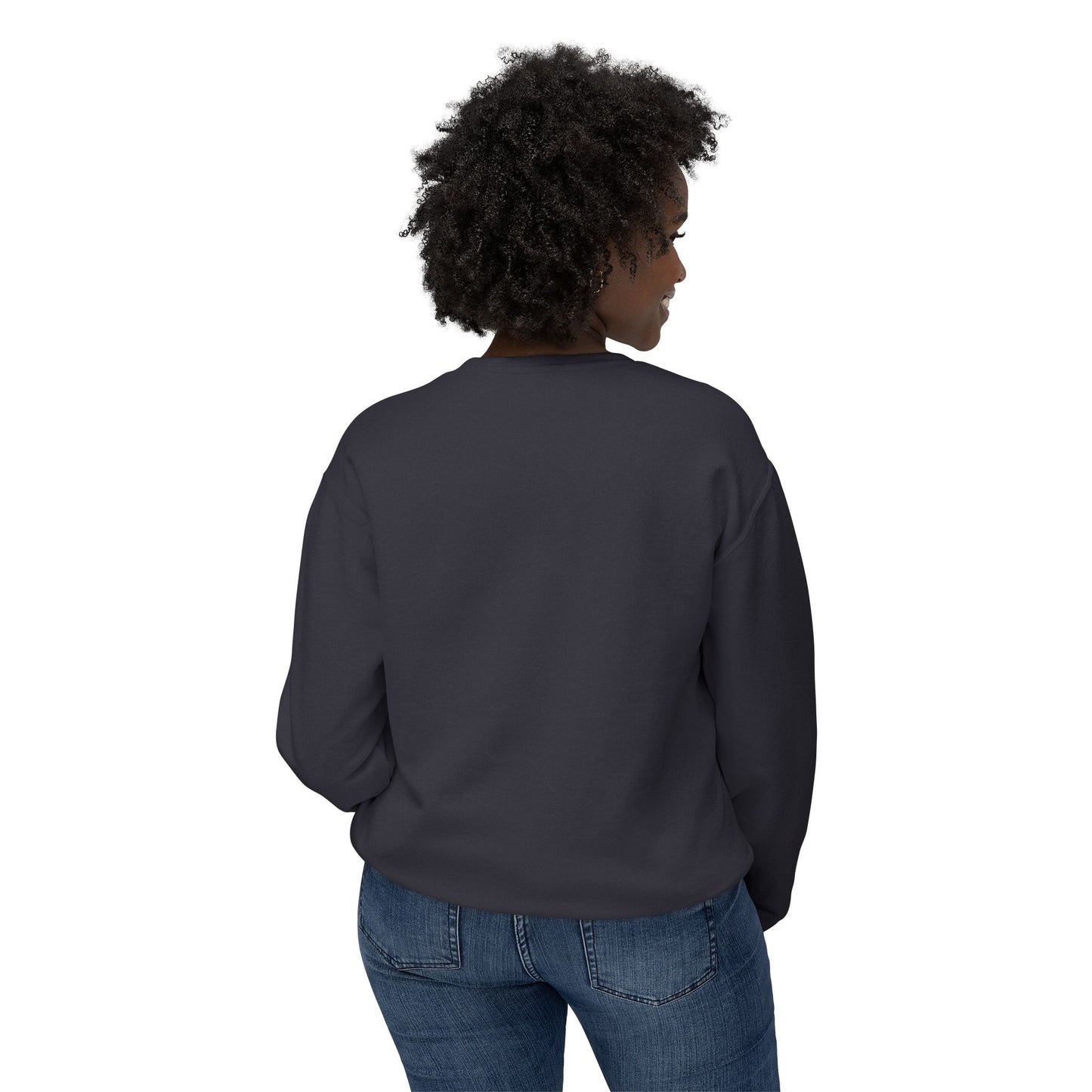 Crewneck Sweatshirt — Vintage Block Letter Graphic (ZRO FKS GVN)