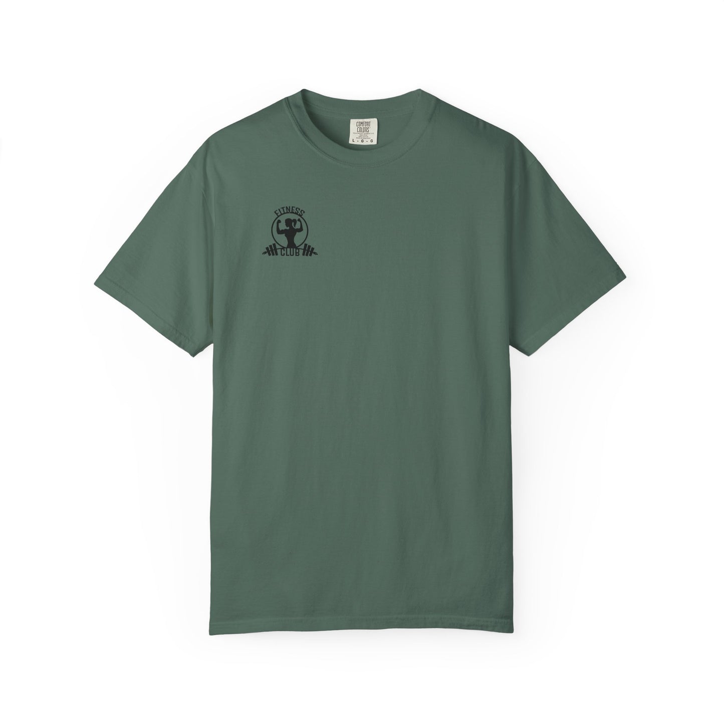 No Pain No Gain T-Shirt — Motivational Gym Tee with Barbell Design