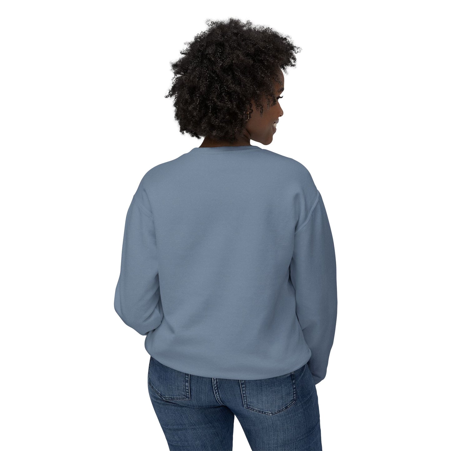 Crewneck Sweatshirt — Vintage Block Letter Graphic (ZRO FKS GVN)