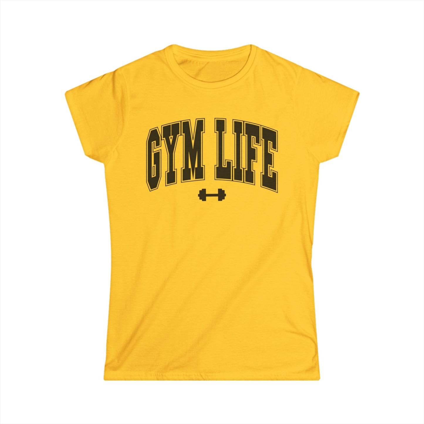 Gym Life Women's Softstyle Tee - Comfortable Fitness Shirt