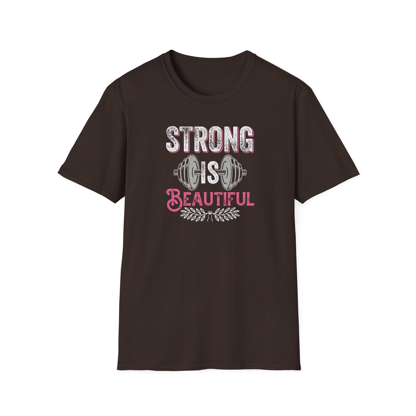 Strong Is Beautiful T-Shirt — Women’s Fitness Weightlifting Tee
