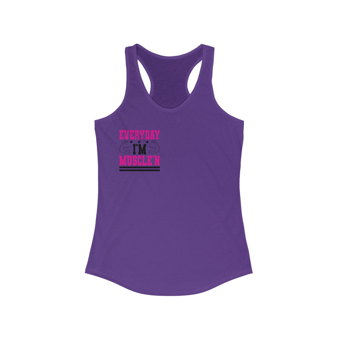 Women's muscle'n Racerback Tank