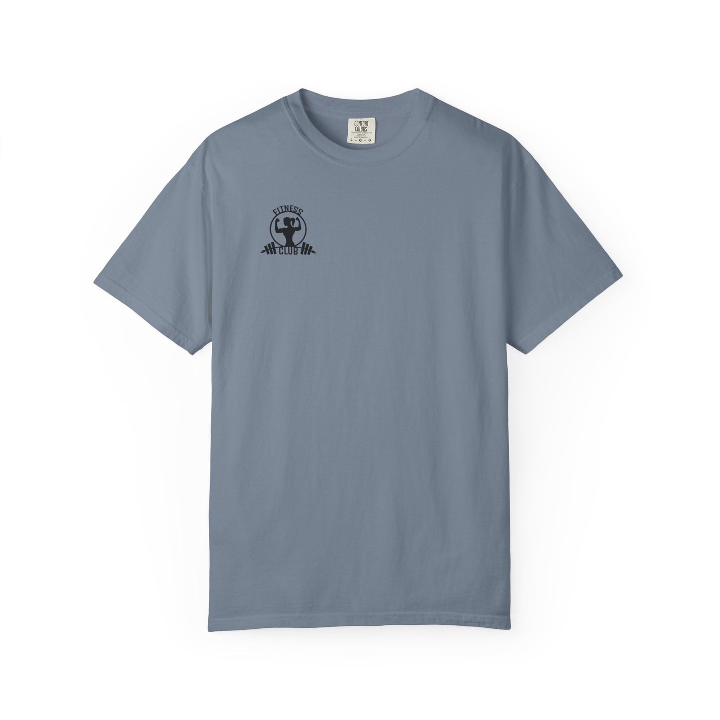 No Pain No Gain T-Shirt — Motivational Gym Tee with Barbell Design