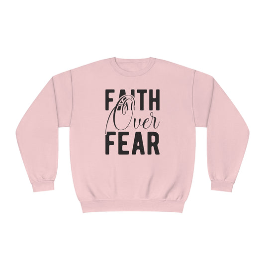 faith over fear NuBlend® Crewneck Sweatshirt