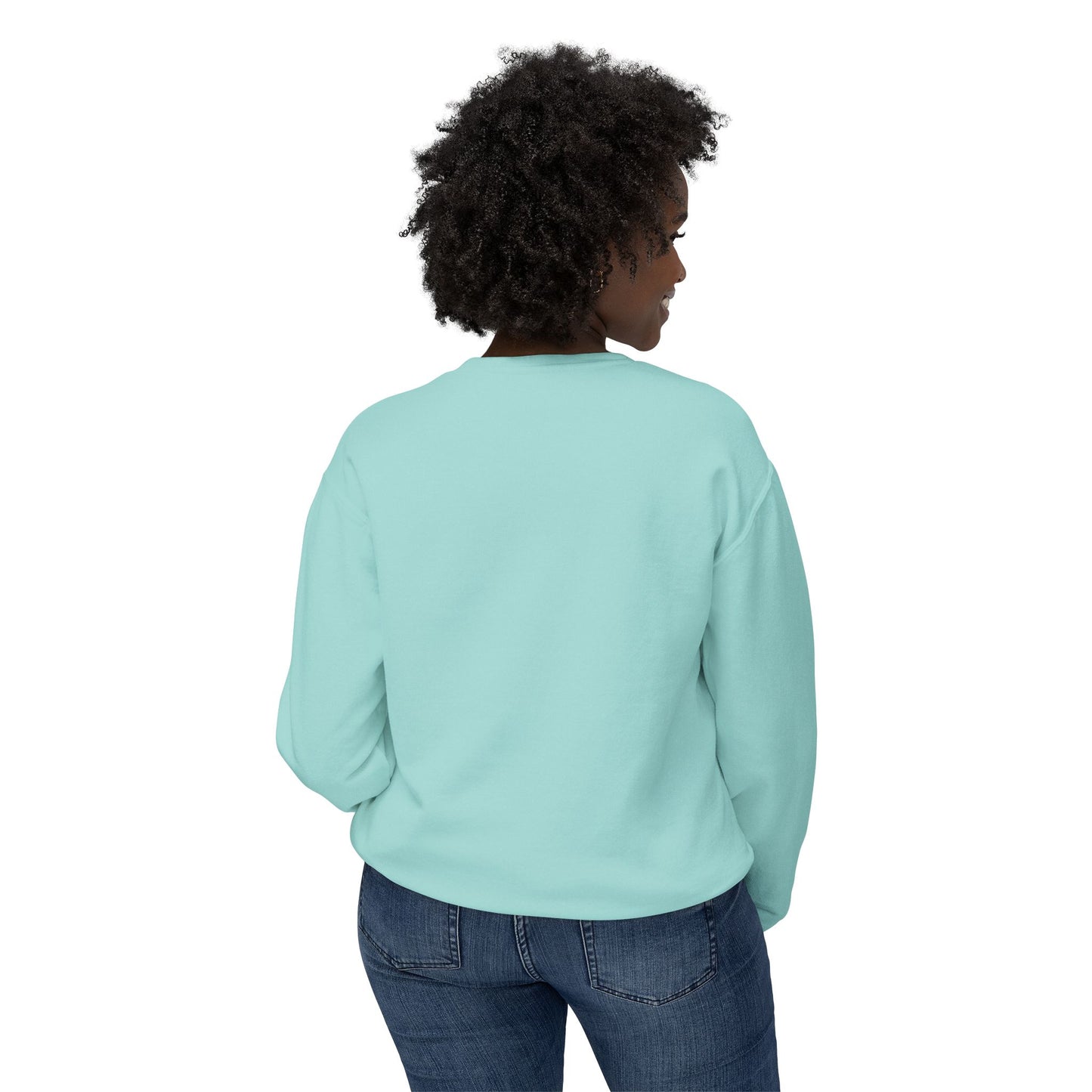 Crewneck Sweatshirt — Vintage Block Letter Graphic (ZRO FKS GVN)